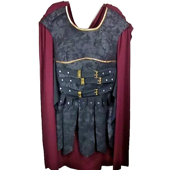 Gladiator Warrior Costume Halloween Adult Size Small Cape Warrior Cos Play - Picture 1 of 7